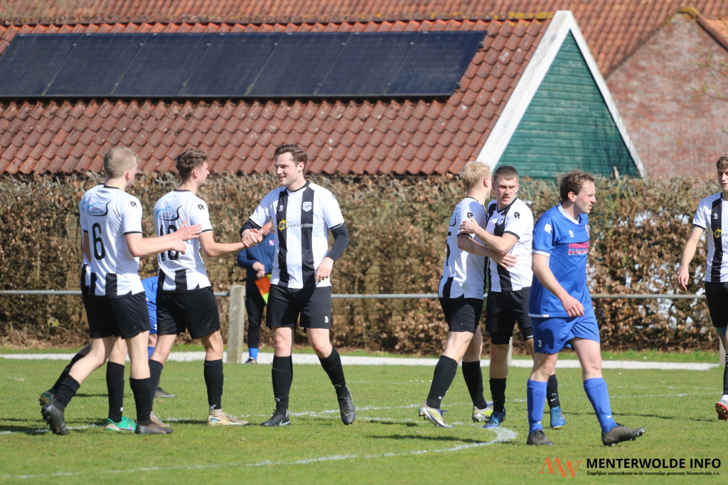 Meeden heeft geen kind aan Nieuwolda en wint eenvoudig met 6-0