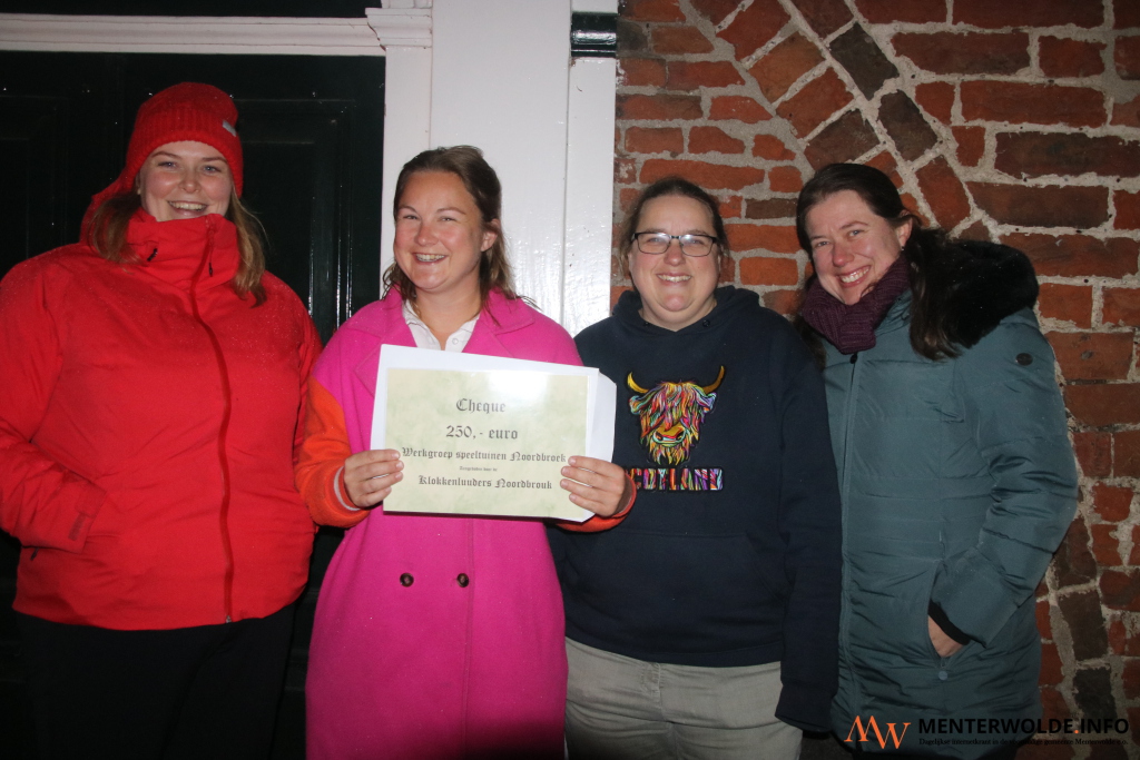 Werkgroep Speeltuinen Noordbroek krijgt 250 euro van klokkenluuders