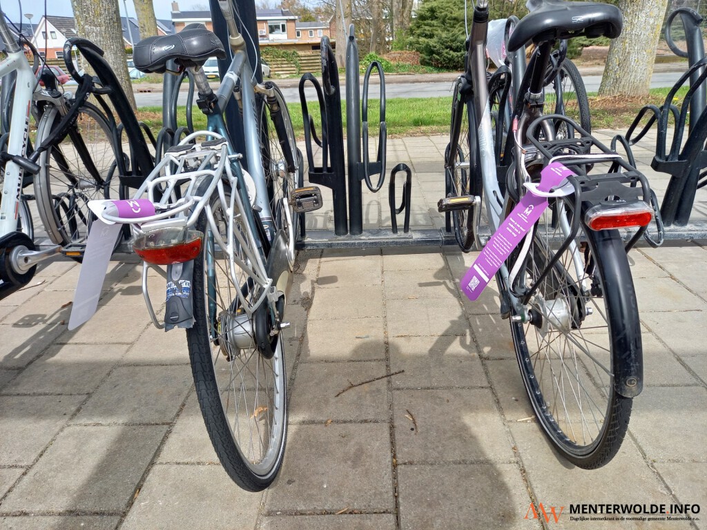 Nog 9 gelabelde fietsen in stalling bij treinstation Zuidbroek