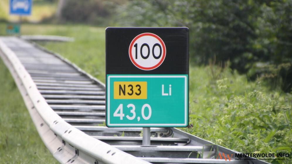 N33 deels gesloten vanwege snoeien, zagen en asfalteren