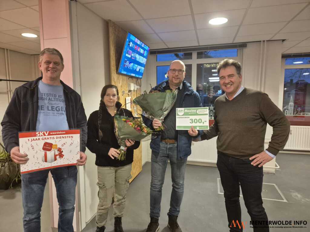 Familie Veenhoven wint jaarabonnement met SKV kerstquiz 2025