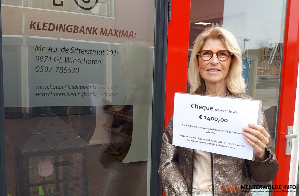 Kerken schenken opbrengst oliebollenactie aan Maxima Winschoten